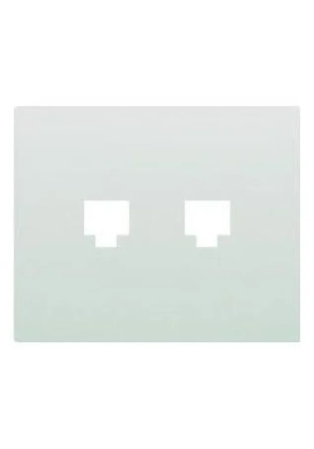 TECLA BLANCA ADAPTADOR DOBLE RJ11/RJ45 IRIS BJC 