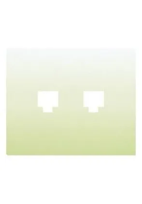 TECLA MARFIL ADAPTADOR DOBLE RJ11/RJ45 IRIS BJC