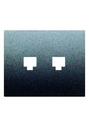 TECLA ACERO NEPTUNO ADAPTADOR DOBLE RJ11/RJ45 IRIS BJC