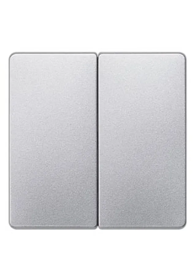 TECLA DOBLE ALUMINIO METALIZADO