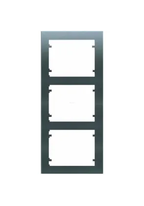 CERCO 3 ELEM IRIS ACERO NEP VERTICAL