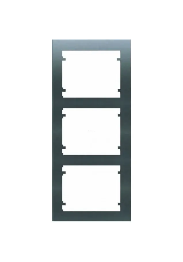 CERCO 3 ELEM IRIS ACERO NEP VERTICAL