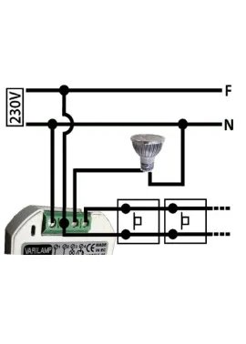 REGULADOR DE PASTILLA LAMP LED VARILAMP P-LED  